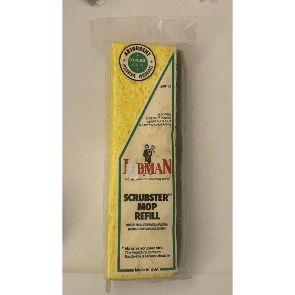 2002 Vintage Libman Scrubster Mop Refill Absorbent #00105